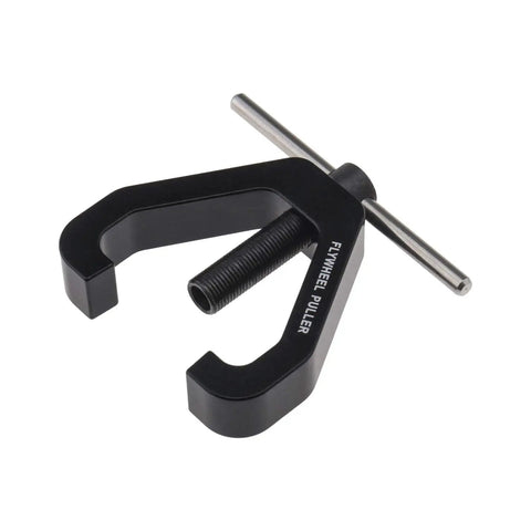 Nitro RC Engine Flywheel Puller Tool For One Eighth And One Tenth Scale Off Road RC Cars, durable CNC metal wrench, close-up view
