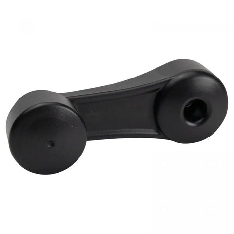 Heavy Duty Black Crank Window Handle Set For Kenworth T300 And T600 Trucks 2005 To 2007 Front Left Right Textured Manual Regulator Knobs With Two Piece Kit Built Tough For Rugged Use black textured manual window crank handle