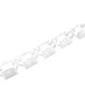 Five Pack Water Supply Spray Guide Replacement Fits Various Commercial Ice Maker Models Like Km 1200 And Km 1300 Series Keeps Things Running Smooth Without Any Hassle With Durable Build For Long Lasting Use white plastic spray guides, pack of 5