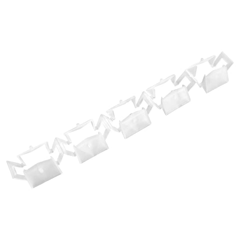 Five Pack Water Supply Spray Guide Replacement Fits Various Commercial Ice Maker Models Like Km 1200 And Km 1300 Series Keeps Things Running Smooth Without Any Hassle With Durable Build For Long Lasting Use white plastic spray guides, pack of 5