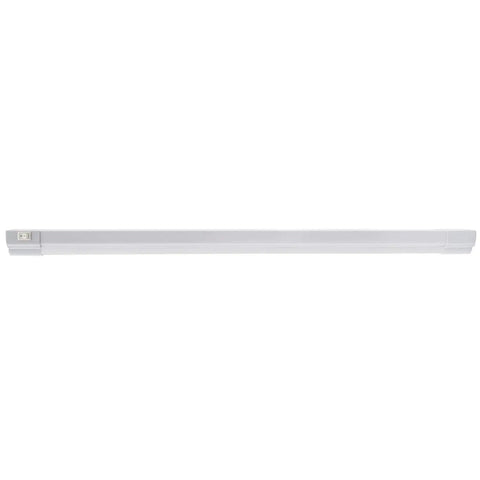 Lit LED Under Cabinet Light 24 Inch, 1200 Lumens Warm White 3000K Plug In, On Off Switch, undercabinet strip lighting