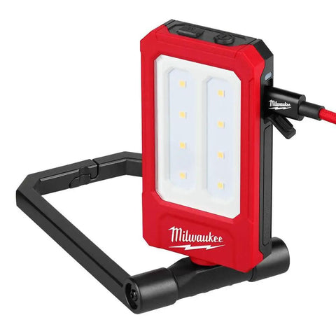 Low Profile Magnetic Task Light With Three Modes High 500 Lumens Medium 250 Lumens Low 100 Lumens Magnetic Mount for Job Sites