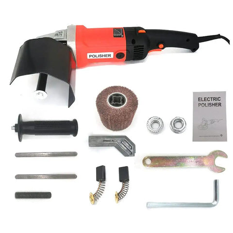 Beast 1400W Burnishing And Polishing Tool With Dual Handheld Handles 3000 RPM High Speed Sander and accessories