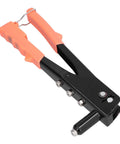 Awesome FTVOGUE Rivet Manual Hand Tool Kit Featuring Alloy Steel Gun With 200 Cup Head Fasteners In 2 4mm 3 2mm 4mm And 4 8mm Sizes Perfect For Auto Repair Sheet Metal Work Home Assembly And Pipelines Making Projects A Total Breeze, orange handle close-up