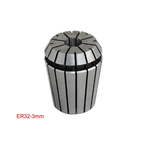 Heavy Duty Cnc Rotary Axis Four Axis Attachment With Er32 Collet Chuck And 65Mm Center Height For Woodworking Engraving Machines, close-up of ER32-3mm chuck.