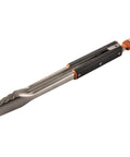 16.5 Inch Stainless Steel BBQ Tongs With Locking Mechanism Dishwasher Safe Serrated Edges For A Solid Grip Hanging Loop Long Handle Grill Tool