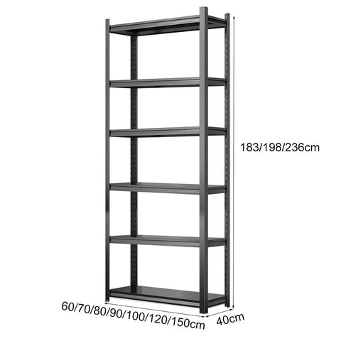 Rock Solid Heavy Duty Garage Shelving 6 Tier Metal Storage Rack Adjustable Industrial Utility Shelf Systems Rust Proof Built To Last Multi Room Organization Workhorse For Home Workshop