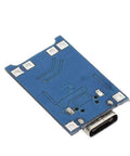 Hella Reliable Tp4056 Type C Usb Charging Module For 18650 Lithium Cells Smart Electric Circuit Board close-up showing connections.