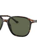 Unisex Leonard Square Sunglasses In Tortoise Frame With G15 Green Lenses Classic 51mm Fit For Everyday Style UV Protection Lenses
