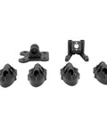 FPV Quadcopter Mounting Base Kit With 3D Printed Motor And Antenna Mounts For FPV Drones, Pro Grade Black Frame Accessory