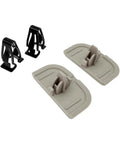 Gray Iron Sun Visor Cap Clip Retainer Kit DS7Z-54672A40-AF For 2013-2016 Fusion And 2013-2016 MKZ with two caps and clips