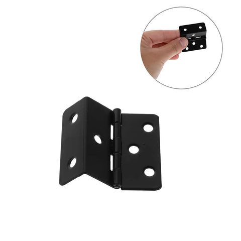 20 Piece Iron Hinge Set For Jewelry Boxes And Bookcases Multi Fold Three Fold Corner Design With Six Hole Mounting