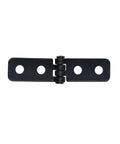 Antique Black Mini Metal Cabinet Door Hinges 10 Pack Old School Style Durable Rectangular Box Hardware closeup