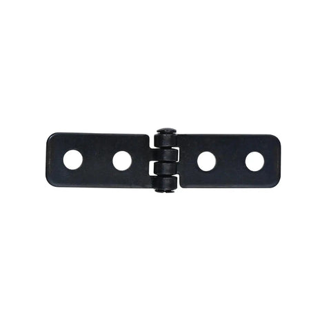 Antique Black Mini Metal Cabinet Door Hinges 10 Pack Old School Style Durable Rectangular Box Hardware closeup