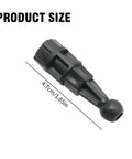 4 Piece Engine Cover Ball Stud Replacement Kit for Chrysler Sebring 200 300 Town and Country Dodge Avenger Charger Caliber Grand Caravan Jeep Compass Patriot 4891847AA 04891847AA black 4.7 cm ball stud