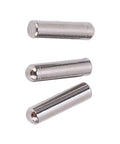Stainless Steel Dowel Pins Kit 100-Piece 2.5x10mm For Machinery Manufacturing, Workshop-Ready Precision Locating Pins, Durable, Smooth Finish, Industrial Grade, Heavy-Duty Alignment Tools, three stainless steel dowel pins