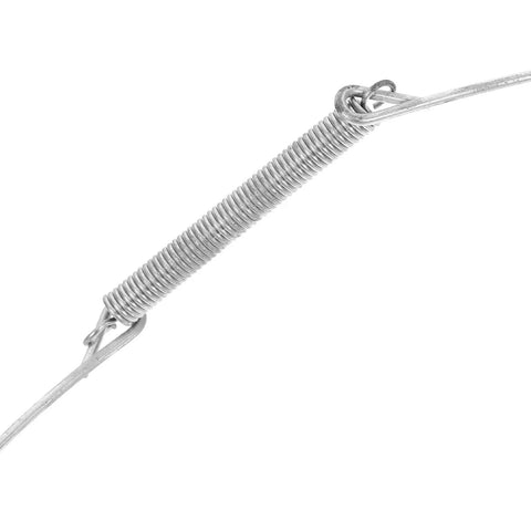 Close-up of Door Boot Spring Clamp For Washing Machine Stainless Steel Seal Clamp Easy To Install Leakproof Door Seal Replacement Part Universal 32cm Washer Accessory Heavy Duty Metal Repair