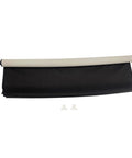 Partsflow beige sunshade for Cadillac SRX sunroof; black shade with beige roll and mounting clips