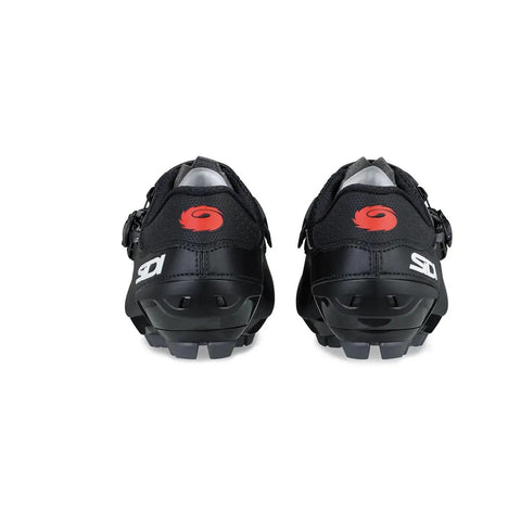 Men's Black Trainers For Everyday Comfort And Street Ready Style, rear view of black sneakers with tread details, sizes 41 EU to 45 EU