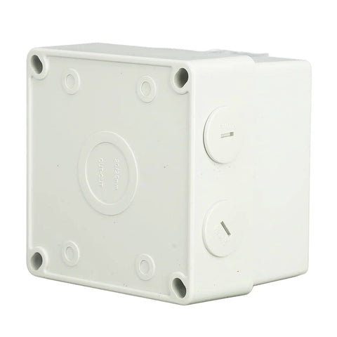 Rock Solid IP66 Weatherproof Outdoor Electrical Outlet For Garden Construction And Backyard Projects Hella Durable PC Housing, secure mount design.