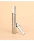 Heavy Duty Retractable Index Plunger Bolt With A Slick L Handle And Rock Solid Lock Design For Long Stroke Machine Tools Offering Smooth Pull And Zero Play, showing metal construction and locking mechanism details.