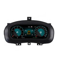 12.3 Inch LCD Dashboard Instrument Panel Replacement For VW Skoda Fabia 2008 2014 Digital Cluster Smart Gauges Speedometer With Built In Circuitry For Stable Idle Performance And Smooth Acceleration Plug And Play Upgrade black display front view