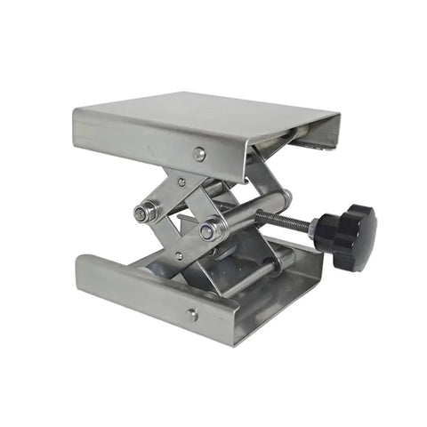 Motorized Rotary Positioning Stage With Stainless Steel Lifting Platform, Height Adjustable Table, 100 By 100mm, 10Kg Load Capacity, PT-YS01
