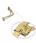 Close-up of Heavy-Duty Door Hinge With Silent Hydraulic Buffer, 18-Position Adjustable Self-Locking Furniture Hinge detail