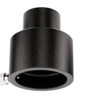 0.965 To 1.25 Inch Telescope Eyepiece Adapter With Secure Side Screw, Dope Compact Vintage Telescope Accessory, black with lock
