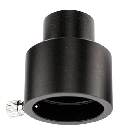 0.965 To 1.25 Inch Telescope Eyepiece Adapter With Secure Side Screw, Dope Compact Vintage Telescope Accessory, black with lock