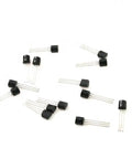 Close-up of transistors from 24-Value General Purpose Transistors Kit Pro-Grade Power Transistors Pack Of 840 NPN PNP 2N2222 S9018 BC327 BC558 Assortment