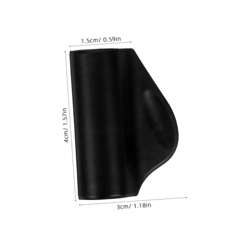 Heat Resistant Steam Pipe Sleeve Replacement Kit For Coffee Maker Steam Wand No Fuss Tubing Insulation And Protective Cover For Hot Water Lines Easy Install Durable Rubber Cover shown with dimensions.