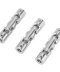 Durable Steel RC Car Bearings Set 15x24x5mm 6Pcs For High Speed Performance, polished steel material, shown in close-up.