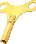 Single End Chime Clock Key Replacement In Brass For Winding Chime Movements, Durable Brass Key Fits Most Standard Clocks, 3.75mm Stem