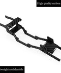 SCX24 Carbon Fiber Chassis Kit Frame Rails For Axial 1/24 C10 JLU Bronco Deadbolt RC Crawler Upgrade Part with high-quality carbon fiber