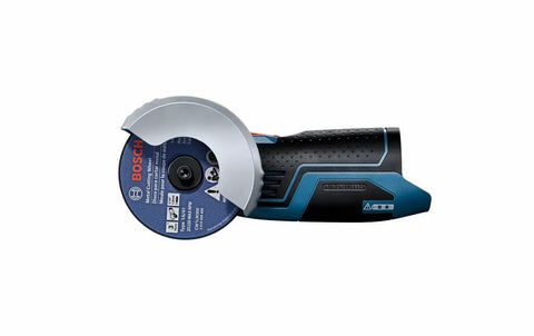 Side view of GWS12V-30N 12V Max Brushless 3 Inch Angle Grinder Bare Tool For Tight Spaces And Quick Cuts 19,500 No Load RPM Compact Ergonomic Cordless Grinder For Conduit Tile Threaded Rod And More.