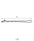Professional Ball Tipped Bobby Pins Lock It Down With An Insanely Secure Crimped Grip Perfect For Updos And Taming Flyaways 400 Count Black Hair Clip, 2 inches long.