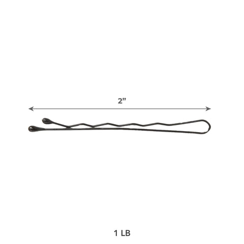 Professional Ball Tipped Bobby Pins Lock It Down With An Insanely Secure Crimped Grip Perfect For Updos And Taming Flyaways 400 Count Black Hair Clip, 2 inches long.