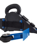 Drywall Taper Taping Tool With Internal Corner Attachment Package, black and blue, for jointing flat joints and internal corners