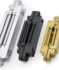 Heavy Duty Concealed Hinge For Folding Wood Doors And Cabinets With Smooth Operation Built Like A Boss Fits Standard Furniture Hardware Easy Install Tough Silver Coating For Heavy Lifting Daily Use in silver, black, and gold finishes.
