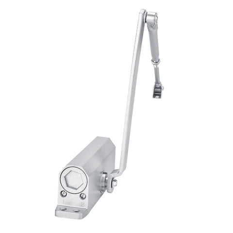 Beefy Automatic Door Closer For 45 To 75Kg Overhead Doors Adjustable Speed Fire Rated Residential Use 600-1200mm silver hardware