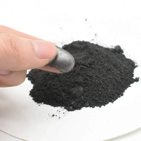 Close-up of Engine Gearbox Solid Lubricant With 99.9 Percent WS2 Tungsten Disulfide One Micron Particles