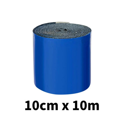 Blue roll of Waterproof Self Adhesive Repair Tape For Indoor And Outdoor Use One Press Easy Fix Wall Cracks And Roof Leaks Leakproof Seal Heat Insulation Shield 10cm X 10m