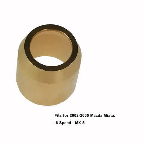 Brass Bushing Isolator Cup For 2002 To 2005 Mazda Miata Six Speed Direct Replacement Upgrade That Kills Shifter Play And Gives You A Solid Confident Gear Feel Through Every Shift Easy Install. Brass shift cup bushing for 2002-2005 Mazda Miata 6-speed