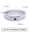 Keep Your Machine Running Smooth With This Heavy Duty CNC Spindle Cooling Ring Featuring 360 Degree Water Spray High Pressure Coolant Flow Clears Iron Chips Fast To Keep Your Rig Ice Cold Today. Detailed angle showing 20mm wall thickness and G1/8 outlet.