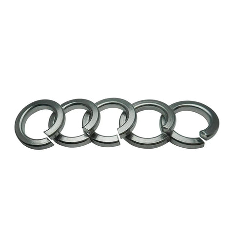Heavy Duty 304 Stainless Steel Spring Lock Washers Open Style M2 Through M20 for Wet Environments high strength smooth finish
