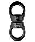 Heavy Duty 30KN Swing Swivel With Dead Silent 360 Rotation And Smooth Glide Design, black swivel for outdoor use.