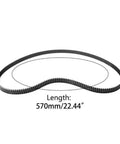 Heavy Duty Bread Machine Drive Belt 190 Teeth 570mm Replacement For Breadmaker Conveyor Belt Easy Install No Tools Needed Fits J6PE Models Kitchen DIY Fix For Home Bakers, 570mm belt