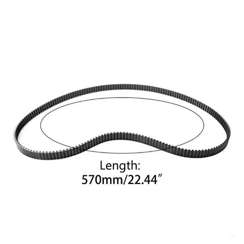 Heavy Duty Bread Machine Drive Belt 190 Teeth 570mm Replacement For Breadmaker Conveyor Belt Easy Install No Tools Needed Fits J6PE Models Kitchen DIY Fix For Home Bakers, 570mm belt