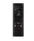 Handheld Infrared Rangefinder Distance Meter For Quick Length, Area, And Volume Measurements - Pythagorean Triangle Calculations, Rechargeable, Pro-Grade Compact 100x30mm, 2mm Accuracy, Ideal For Builders And DIYers, black display